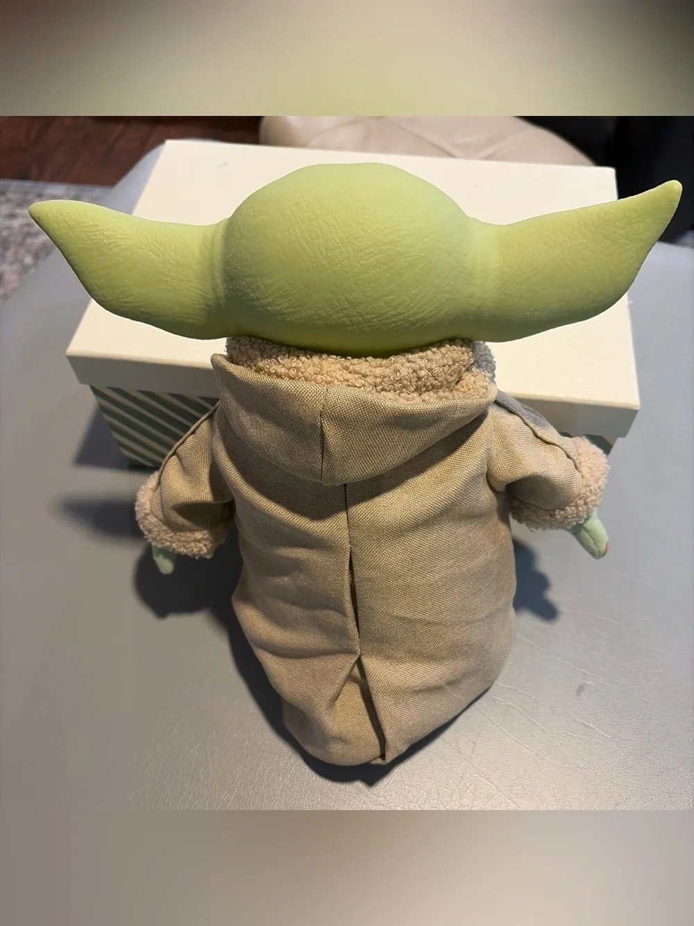 Mattel Green Grogu Plush Doll with Tan Coat